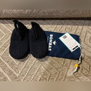 Bombas Navy Kids Slipper Socks - 11-13